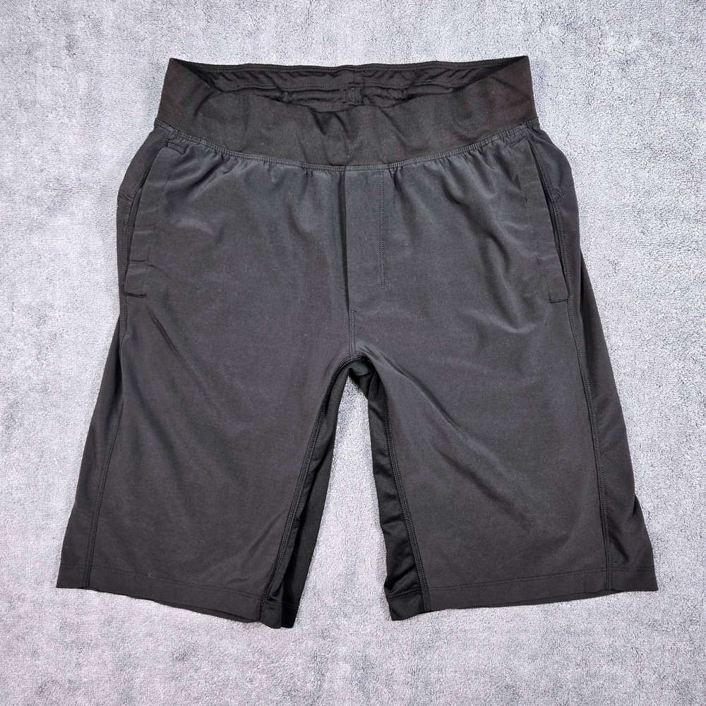 Lululemon T.H.E. Short 9" Mens Small Black Excellent Training Athletic Shorts